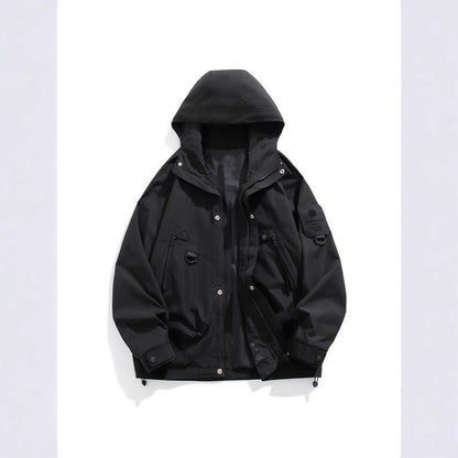Hooded Work Clothes Men's Trendy Casual Handsome Outdoor Jacket