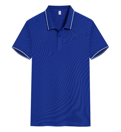 Polo Shirt Short Sleeve Lapel Printing Overalls