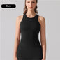 Europe And America Cross Border Yoga Vest Women's Rib Running With Chest Pad Tight Fitness