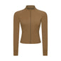 Slim-fit Yoga Wear Long Sleeve Tup Cardigan