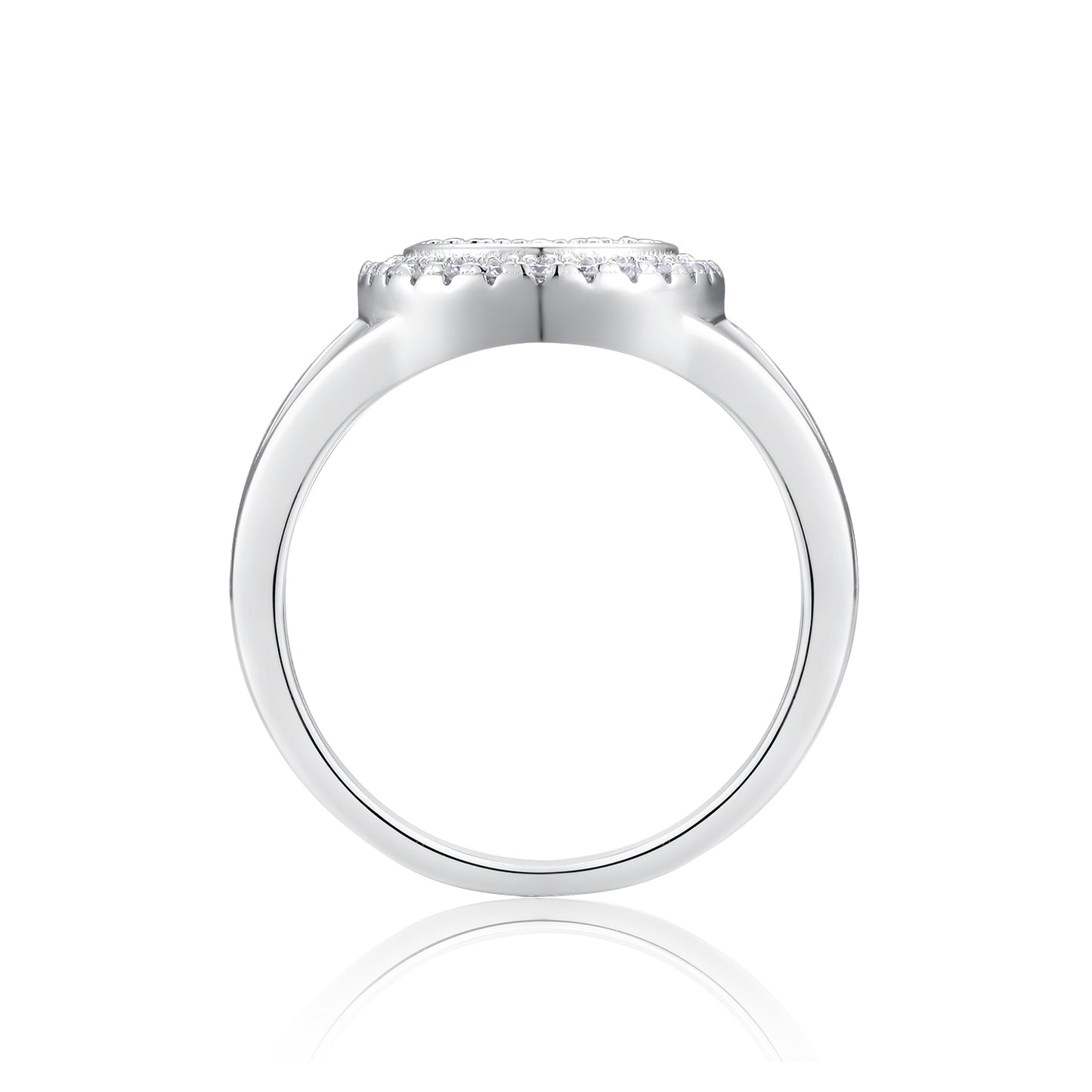 Starlight - Men's Ring, Diamond Ring And Wedding Ring Set With Top-quality Moissanite S925 Silver And Platinum-plated. The Ring Can Be Inspected With A Diamond Pen