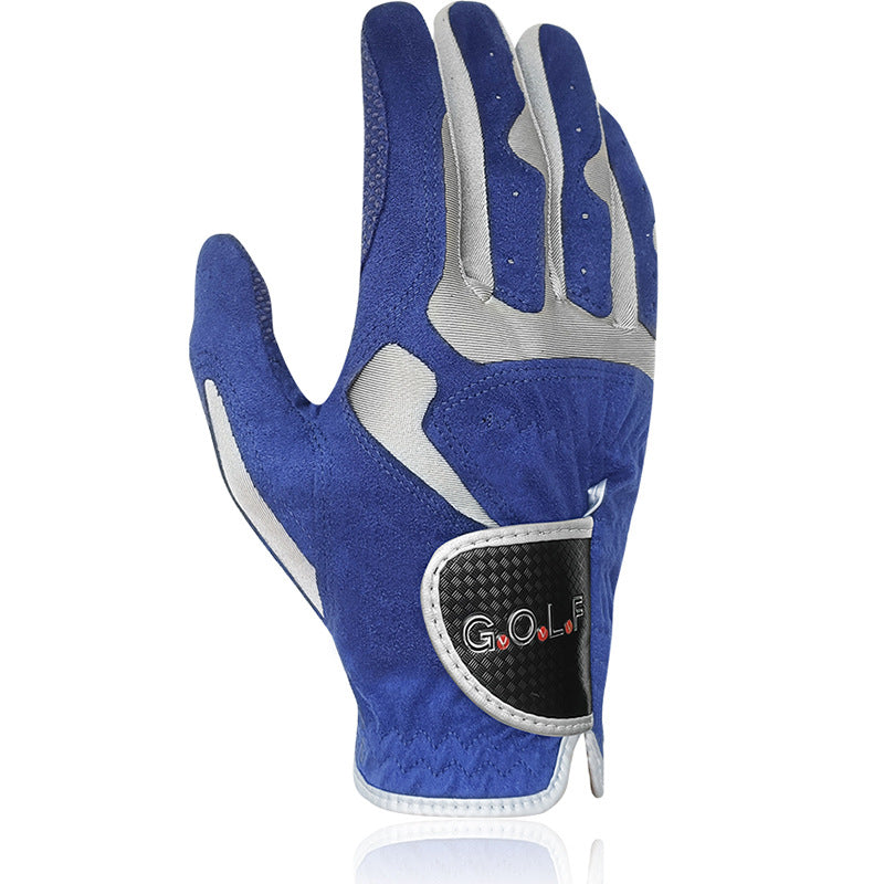 Microfiber Cloth With Non-slip Particles Breathable Golf Gloves