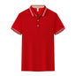 Polo Cotton Workwear With A Collar And Short Sleeves