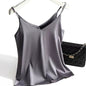 Italian Camisole Women's V-neck Brace Basic White Vest