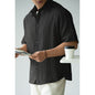 Slightly Wrinkled Light Business Shirt Men's Lapel Short Sleeve Shirt