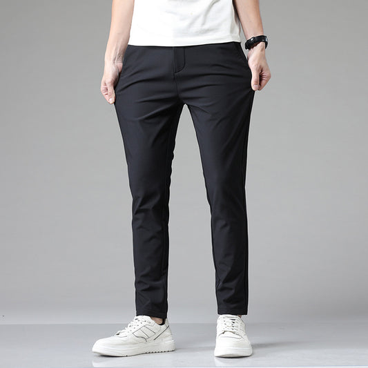 Mens Soft Stretchy Casual Pants In Multiple Colors Preppy Style